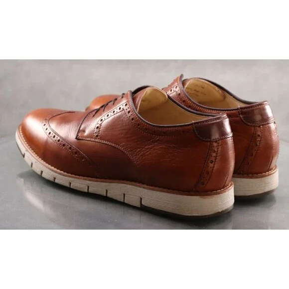Johnston & Murphy Holden $150 Men's Wingtip Oxford Dress Shoes Size 10 M 27-1746